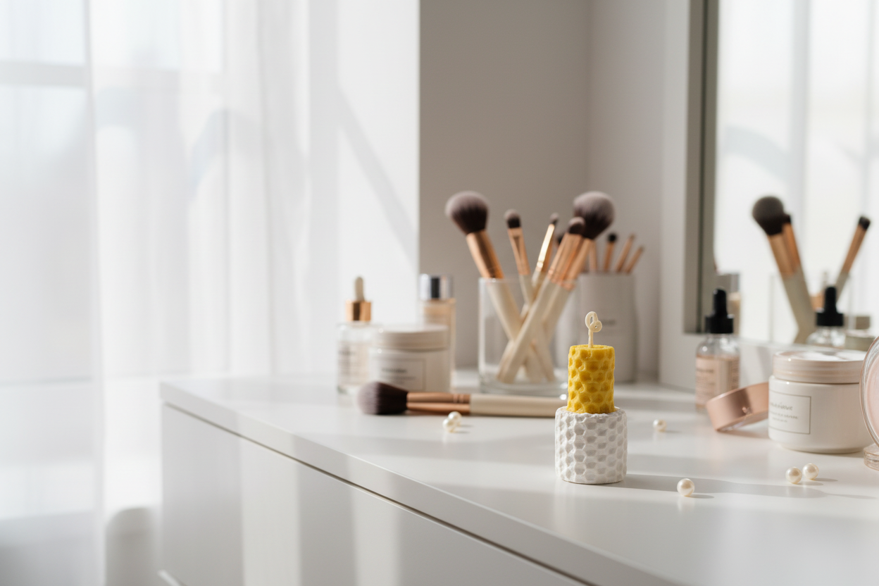 Small vanity candle