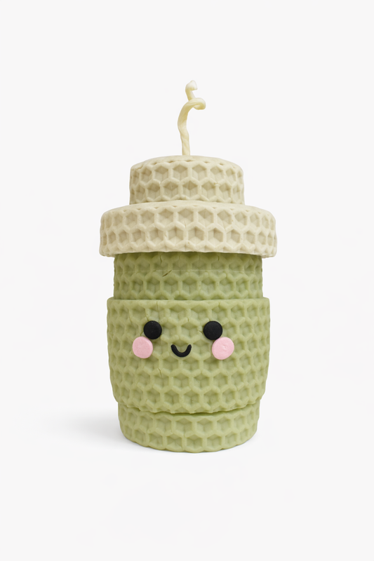 Bee's Coffee Cup Candle